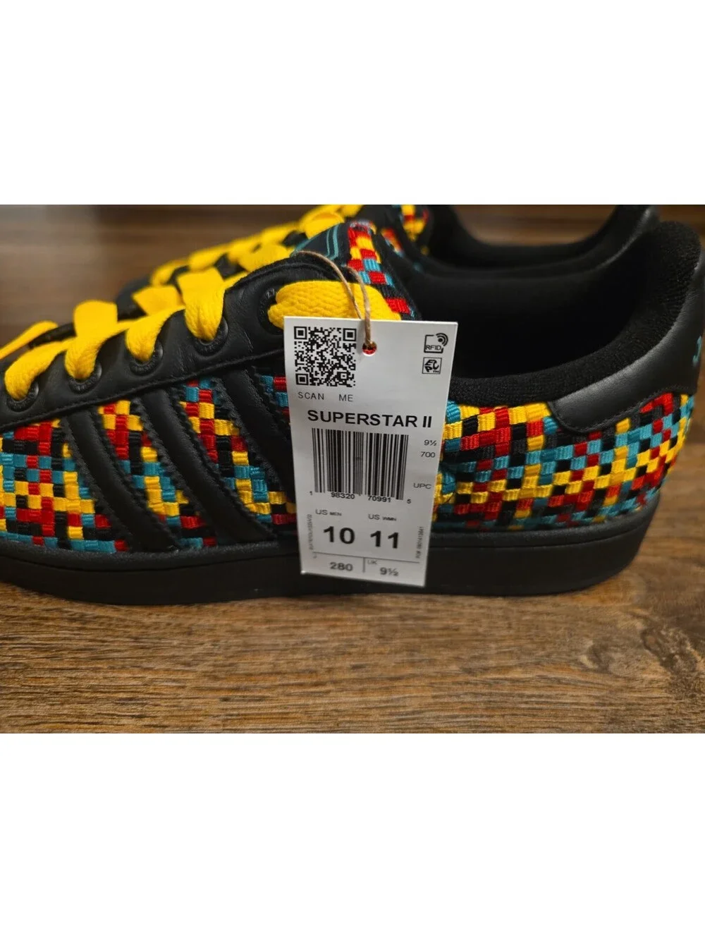 Bob Marley x adidas Superstar II Jamaica Sneakers Men's IH9785 Size 10